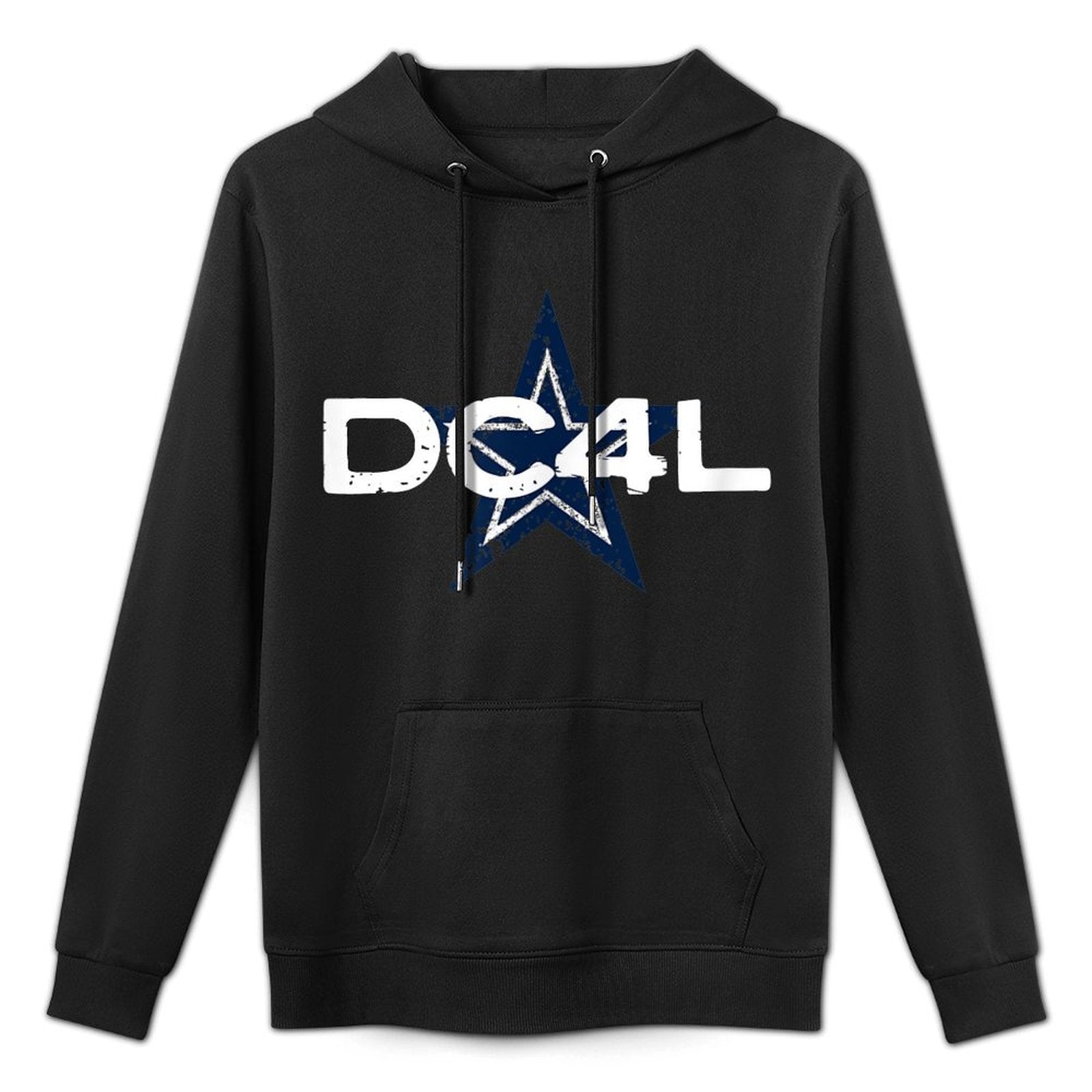 Simple “Cowboys DC4L” Graphic Customizable Surface Hoodie