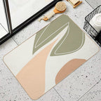 Abstract Graphic Geometric Art Vol.08  Easy Maintenance Bath Mat