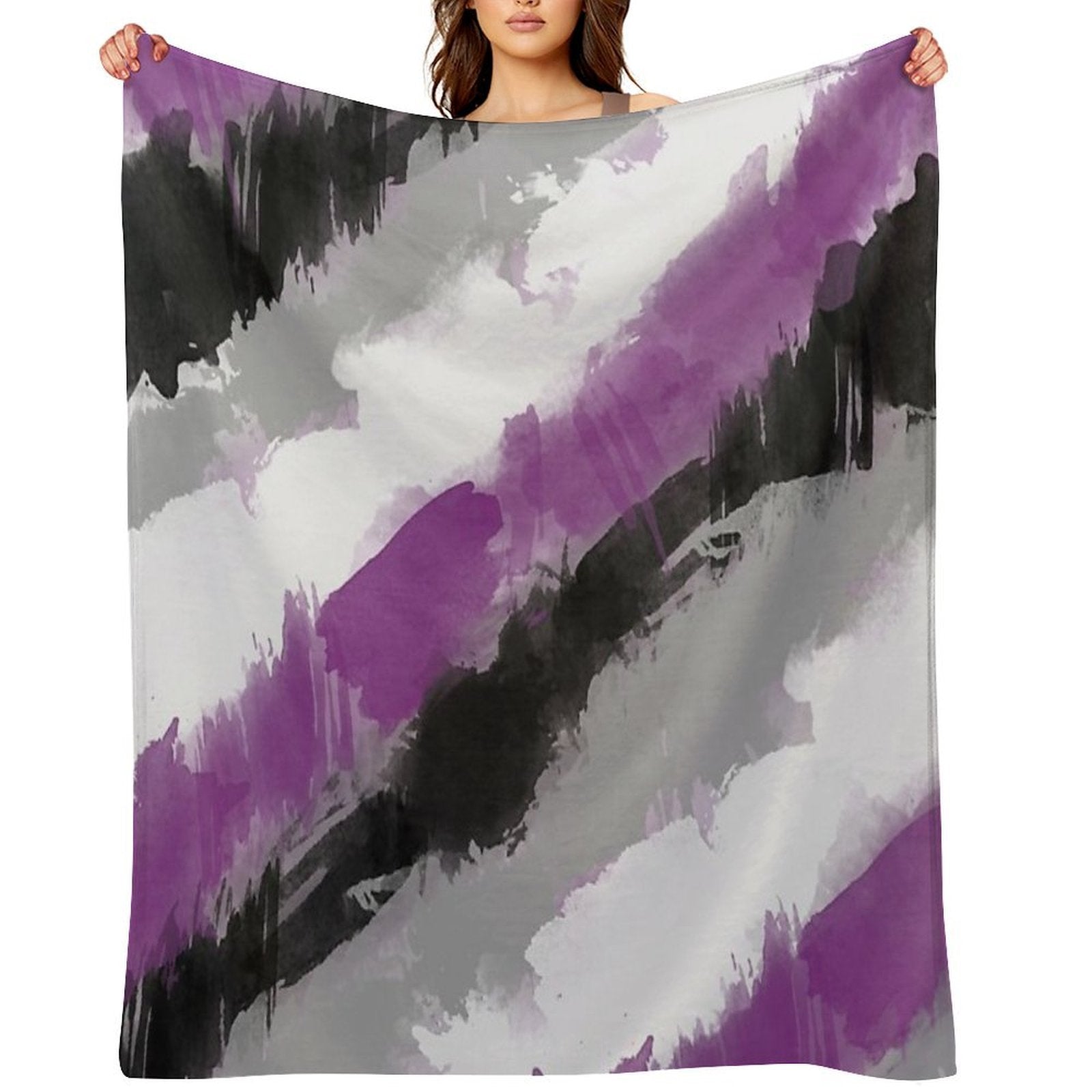Ace Watercolor Pride Durable Throw Blanket