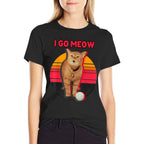 I Go Meow Cat Meme Funny Memes Internet Memes Cat Lover Joke Men Women Kids  Versatile T-Shirt