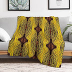 Golden Glow Multi-functional Throw Blanket
