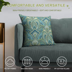 Paisley Elegance Soft Home Decor Throw Pillow