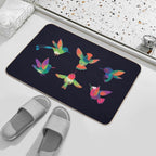 Hummingbird  Stain-Proof Bath Mat