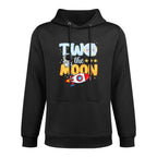 Kids Two The Moon Toddler 2nd Birthday Gift for 2 Year Old Boy Medium-Weight Fabric Hoodie