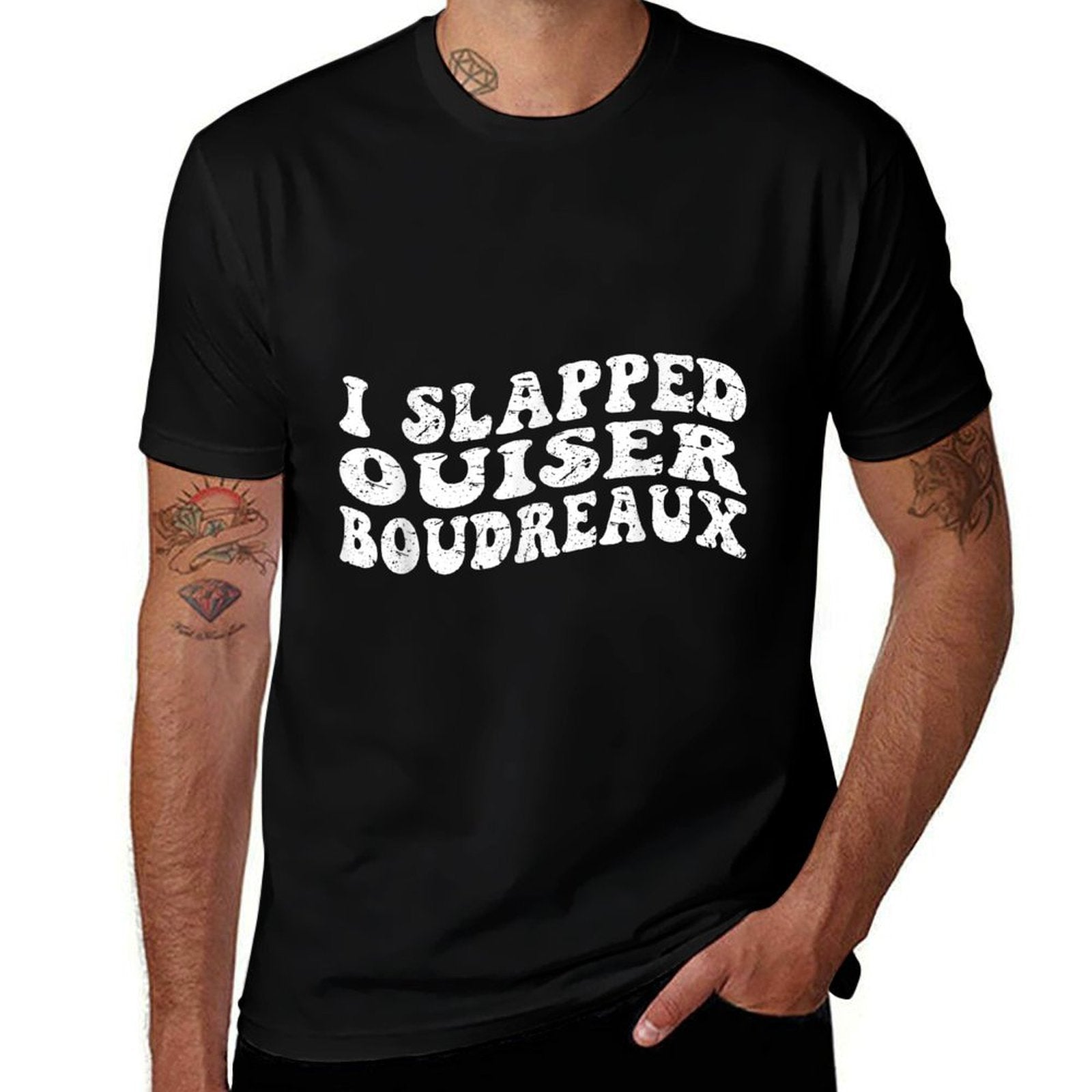 I Slapped Ouiser Boudreaux Funny Quotes Grovy  Tagless Design T-Shirt