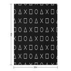 Gamer Pattern Shrink-resistant Throw Blanket