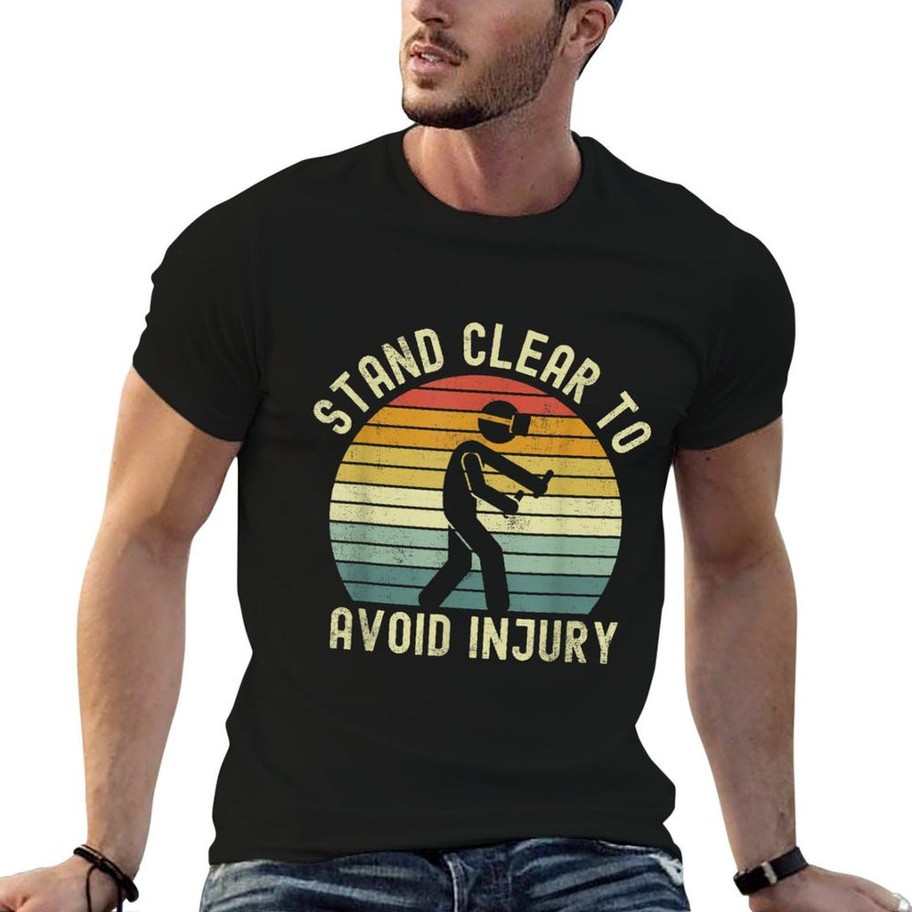 Funny Virtual Reality VR Stay Clear To Avoid Injury  Cotton T-Shirt