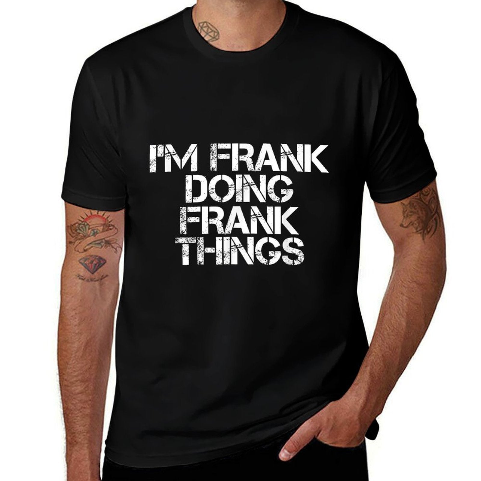 IM FRANK DOING FRANK THINGS Funny Christmas Gift Idea  Soft T-Shirt