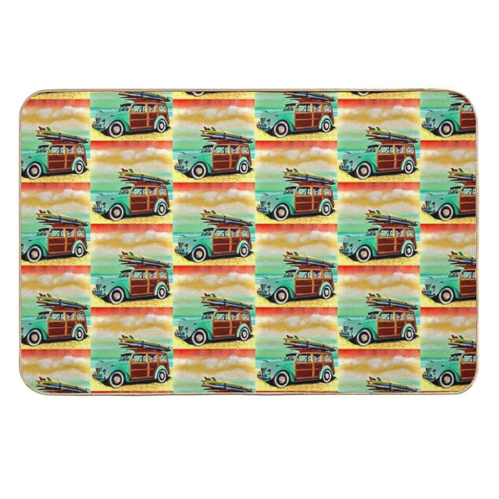 Surf Safari - Woody Fully Loaded.  Pet-Safe Bath Mat