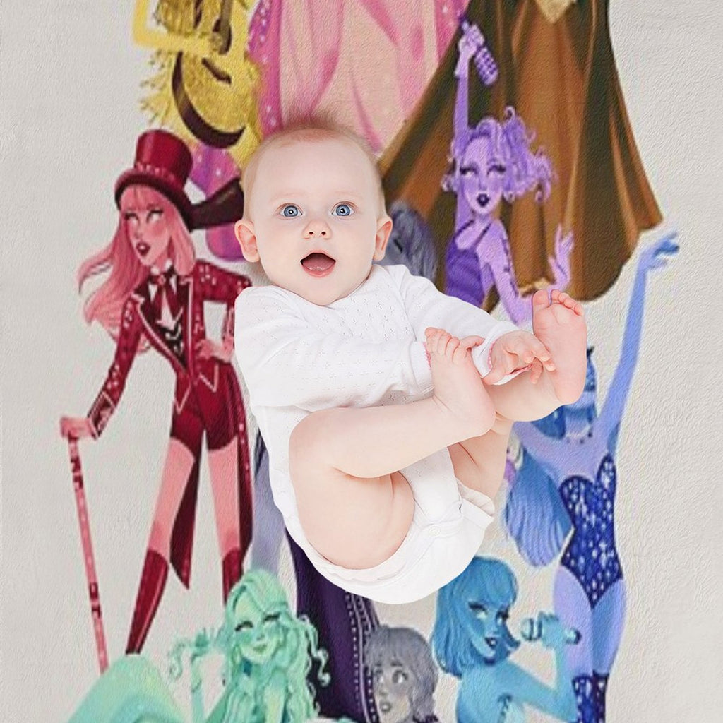 ALL ERAS (Colorful Version) Plush Throw Blanket