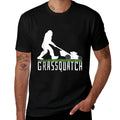 Funny Lawn Mowing Sasquatch Grassquatch Bigfoot Lawn Mower  Classic T-Shirt