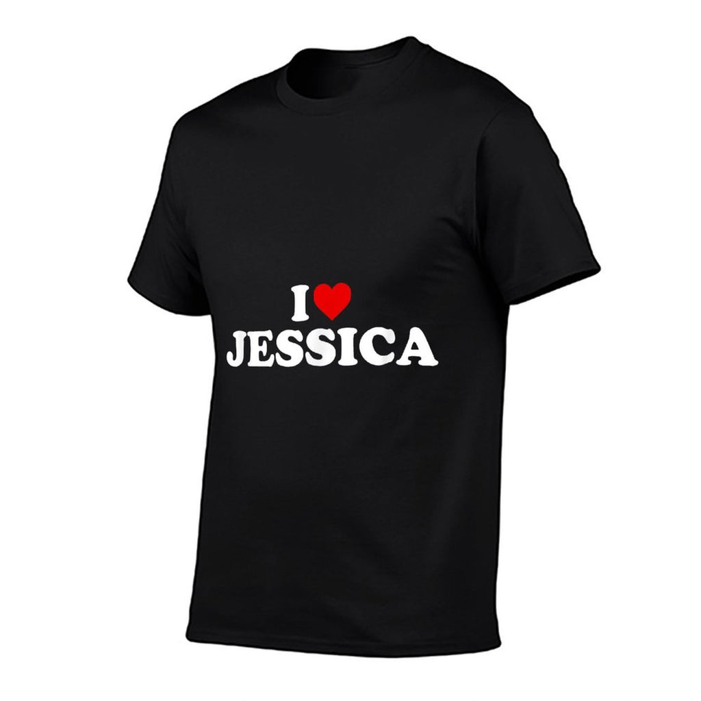 I Love Jessica - Heart  Stretchy T-Shirt
