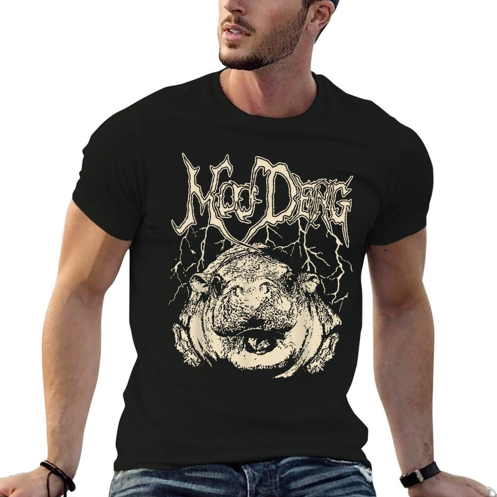 FUNNY MOO-DENG THE FAMOUS BABY PIGMY HIPPO MOODENG VINTAGE  Durable T-Shirt