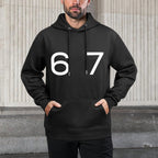 Fun Six Seven 6 7 Meme Design Versatile Streetwear Hoodie