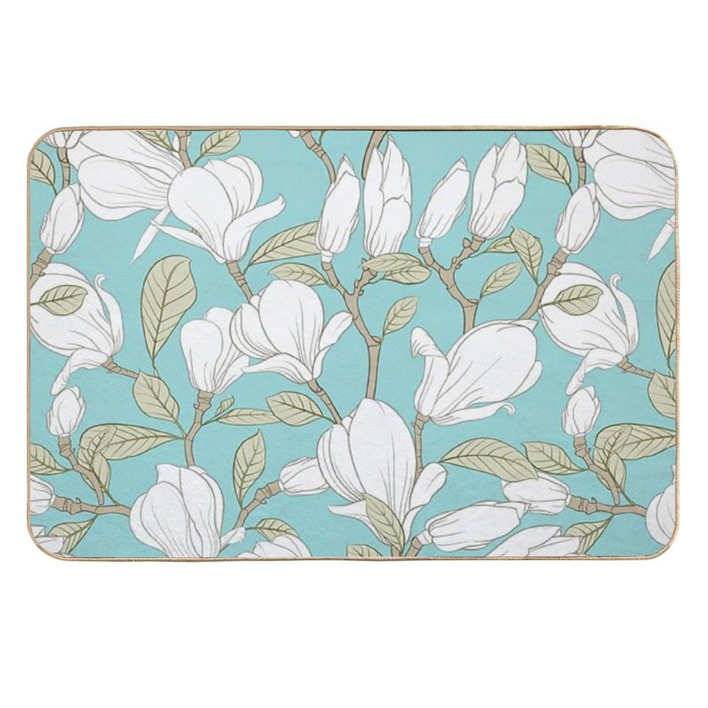 Magnificent Magnolia  Non-Slip Bath Mat