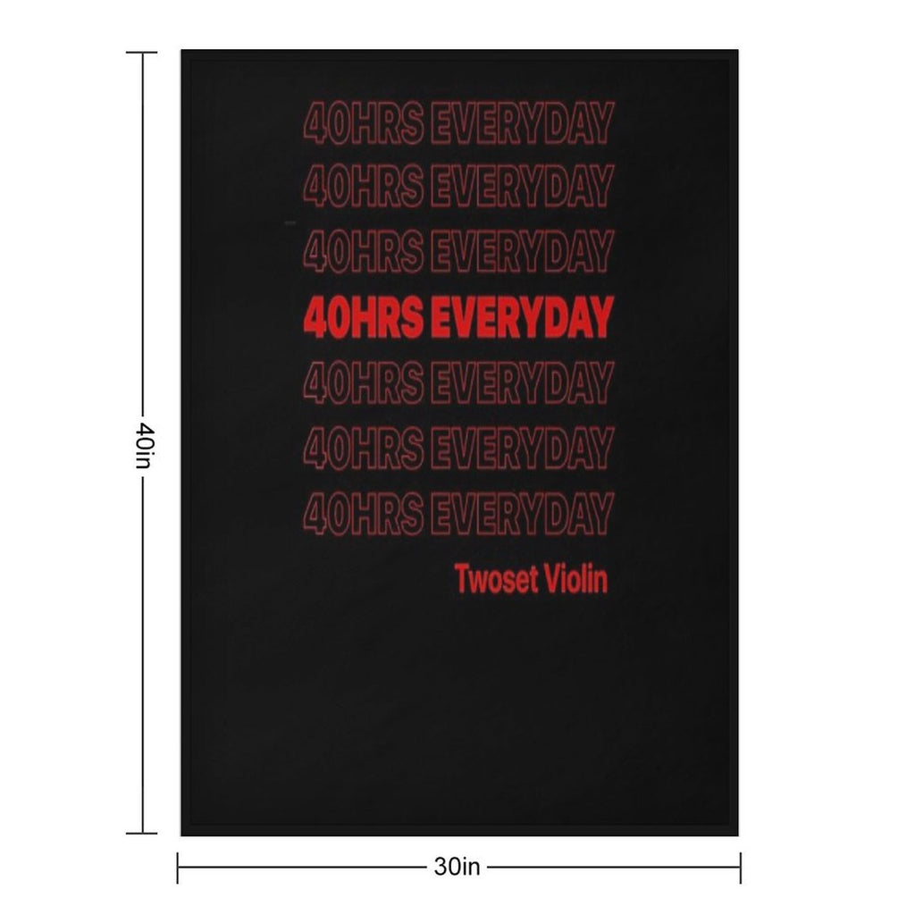 Hrs Everyday Twoset Violin All-season Throw Blanket