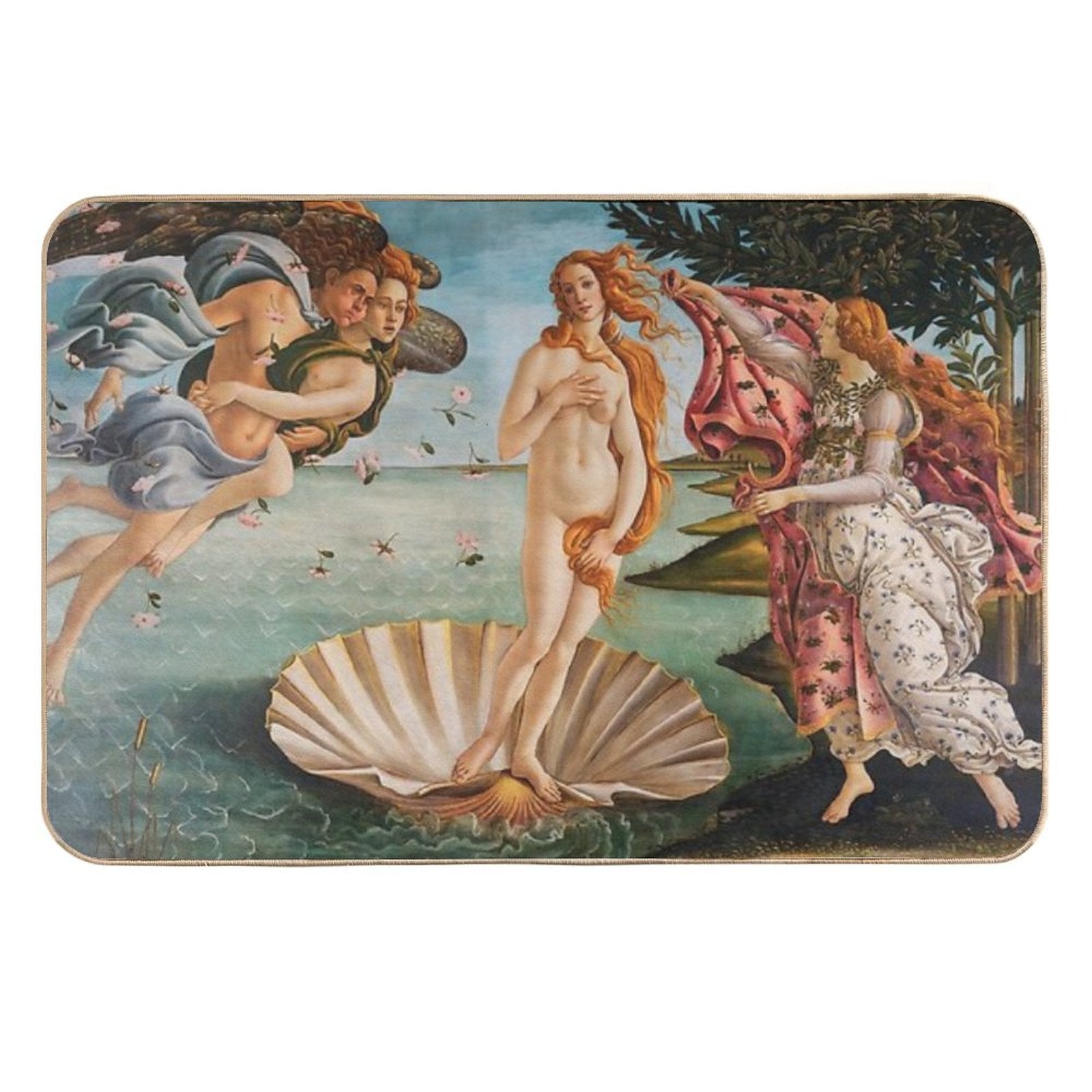 The Birth of Venus  Eco-Friendly Bath Mat