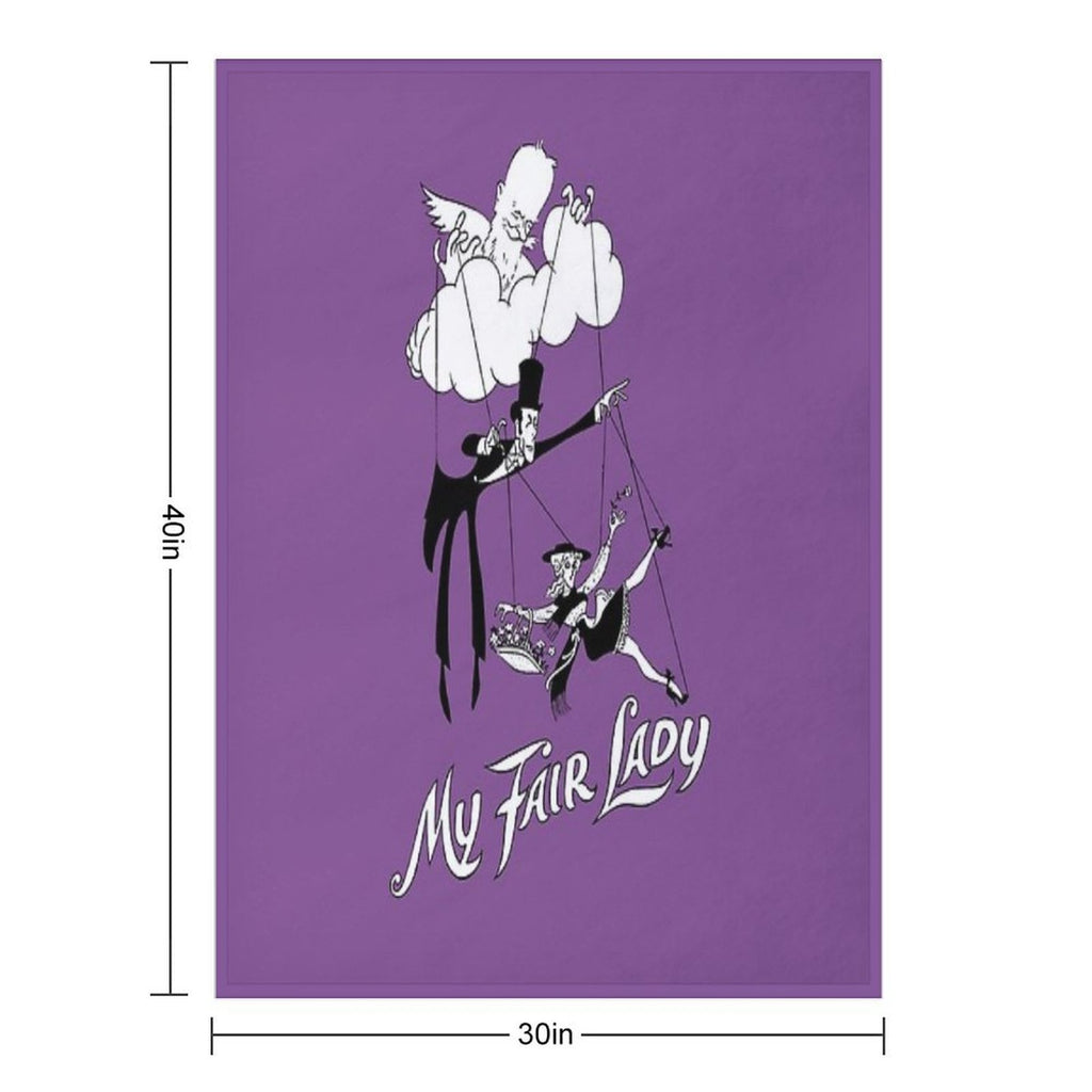 My Fair Lady Poster Shrink-resistant Throw Blanket