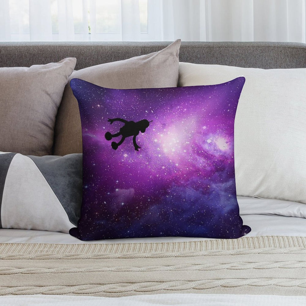 Bender in The Sky Soft Washable Throw Pillow