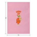 Cherry Up Easy Care Throw Blanket