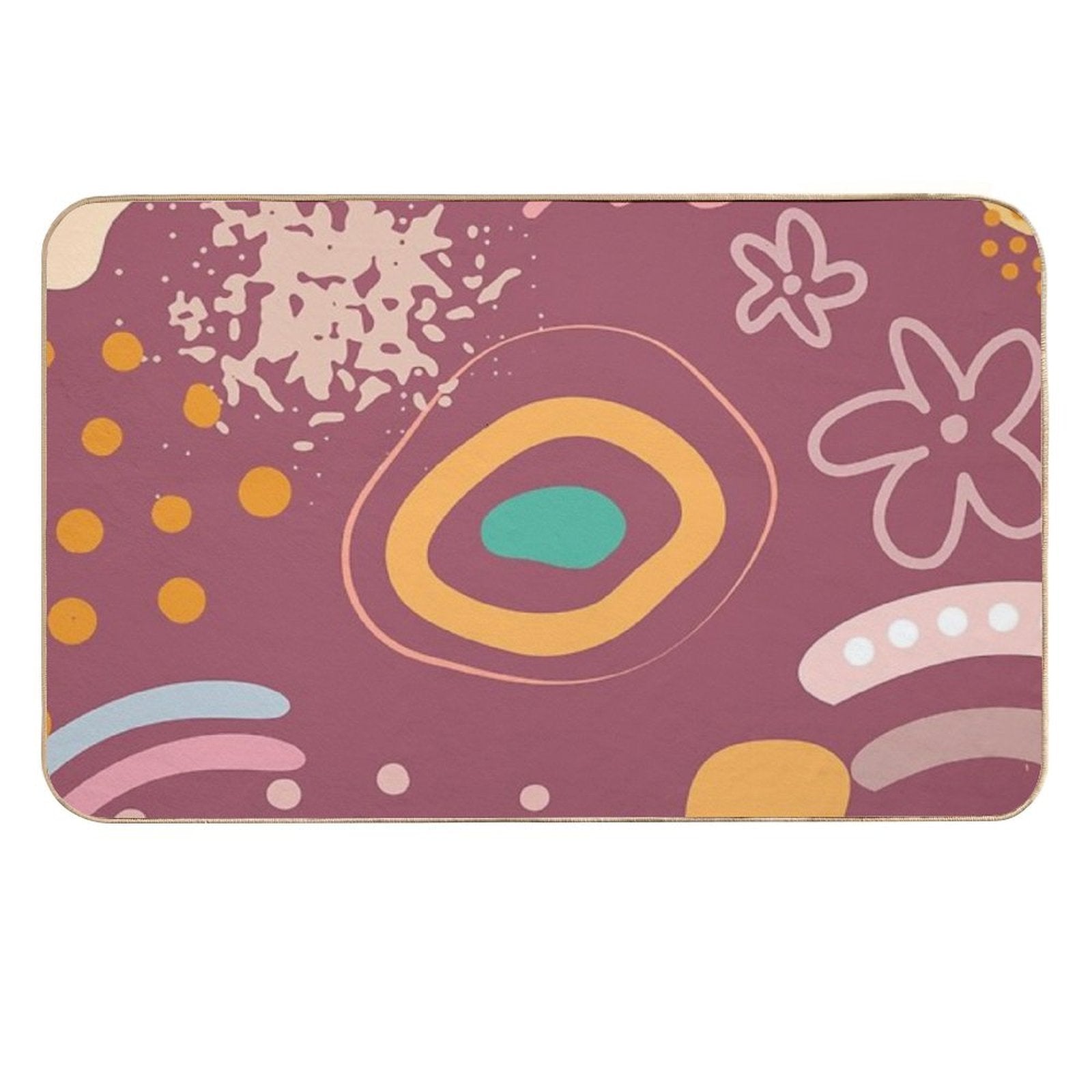 Toxic Eyeball  Easy Maintenance Bath Mat