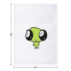 Cute Pixel Art Alien Premium Throw Blanket