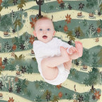 Jungle Cruise Print Sustainable Throw Blanket