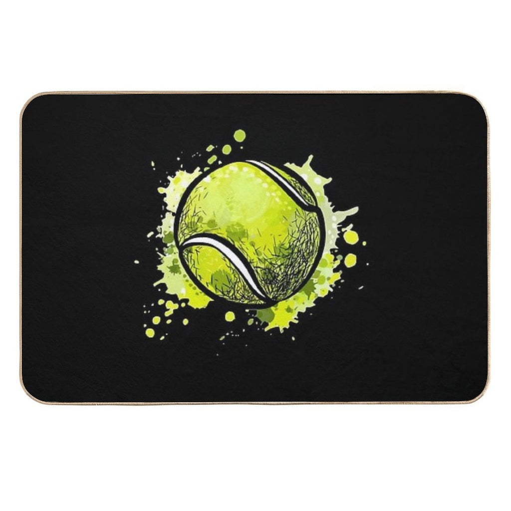 Tennis Ball  Stain-Proof Bath Mat