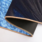 Baby Bat Blue Hugs.  Odorless Bath Mat