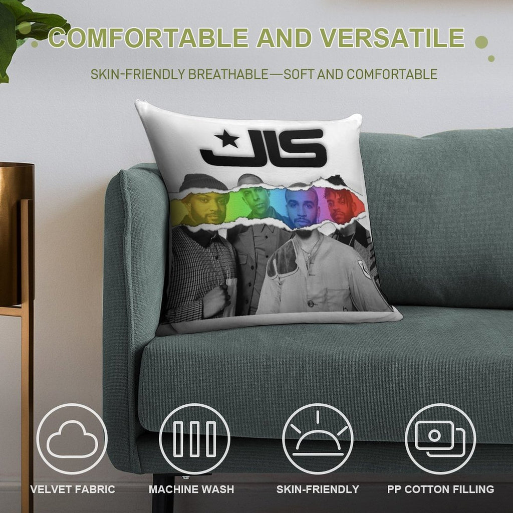 JLS ARE BACK Soft Skin-Friendly Throw Pillow