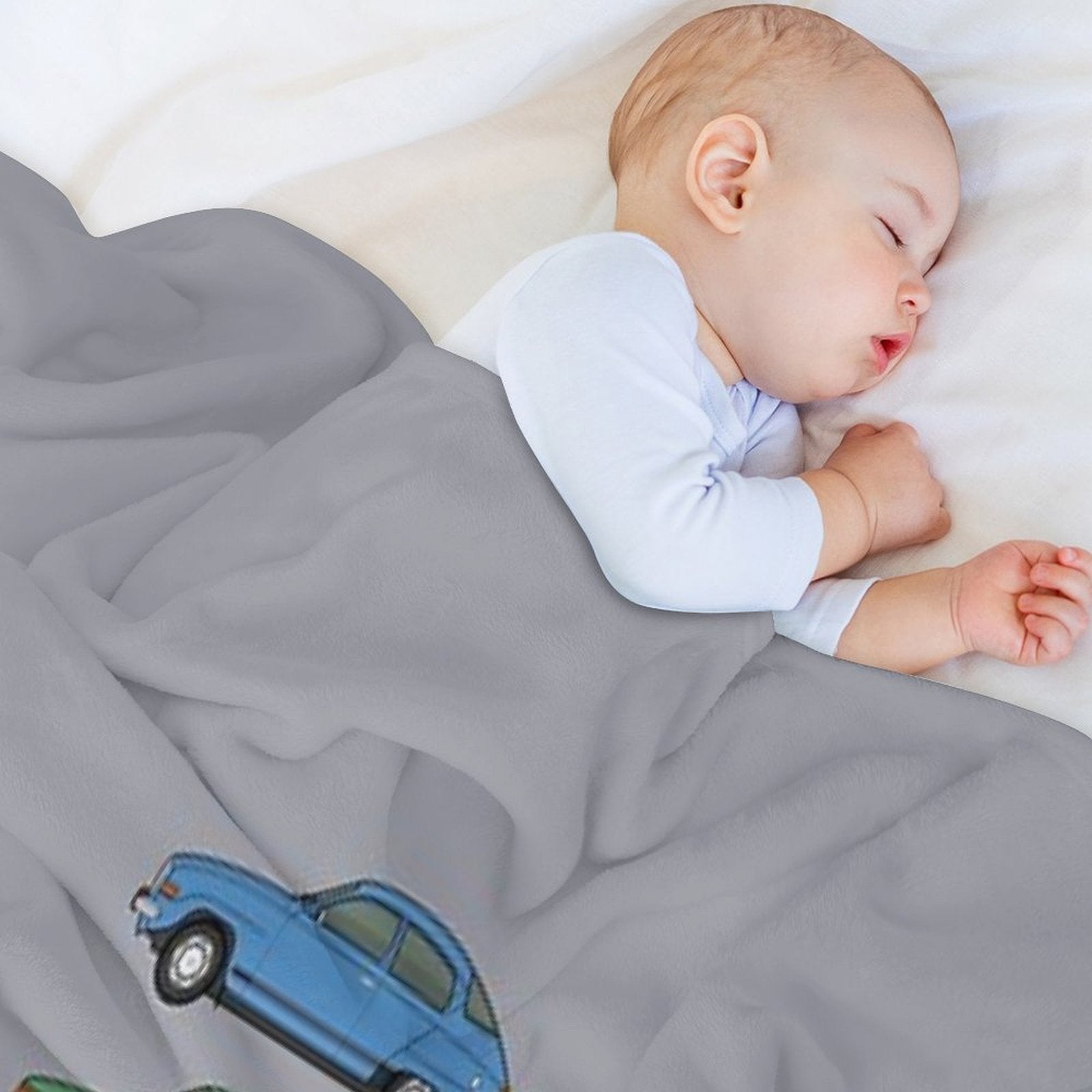 Saab Classic Car Outline Illustration Multi-functional Throw Blanket