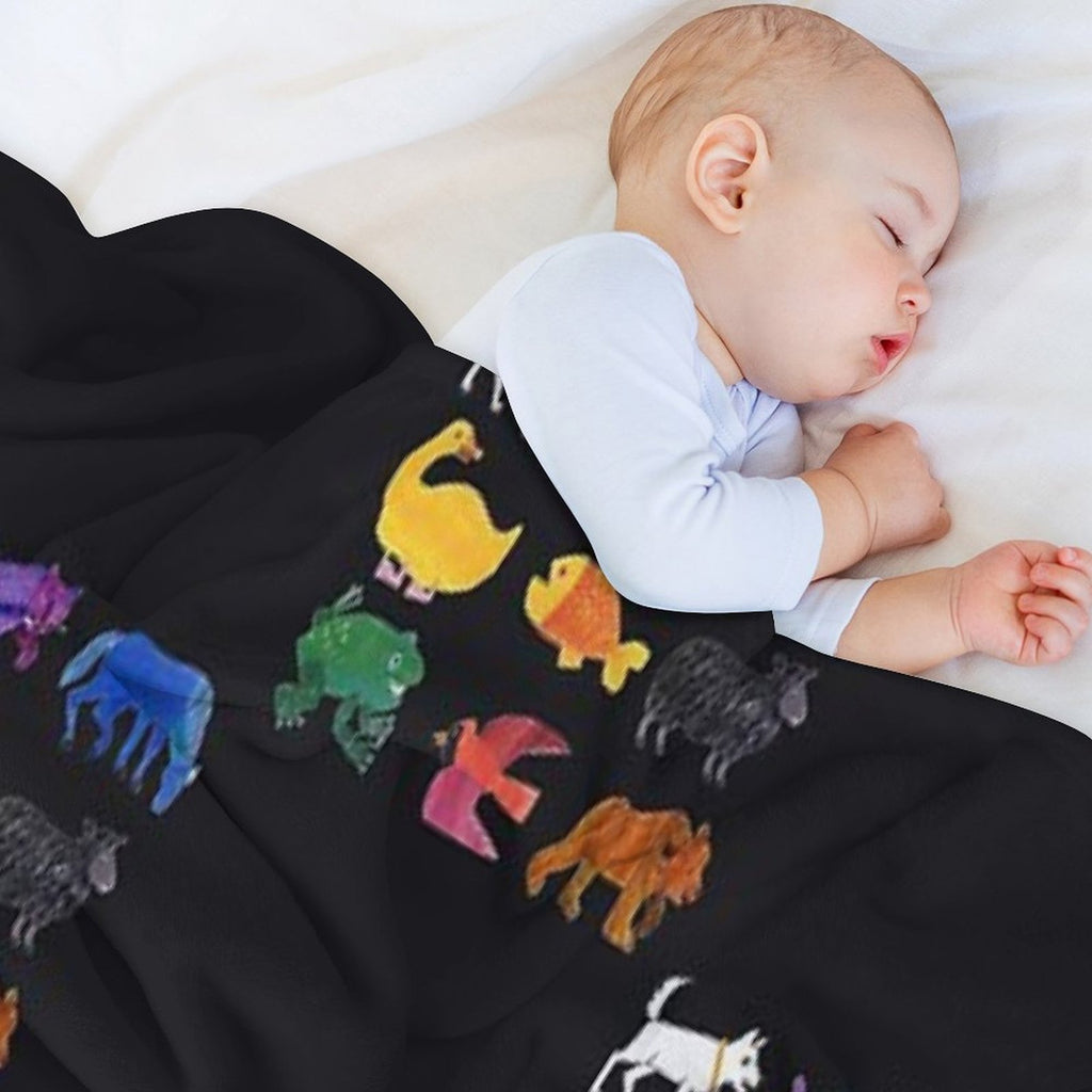 Eric Carle Animals Eco-conscious Throw Blanket