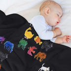Eric Carle Animals Eco-conscious Throw Blanket