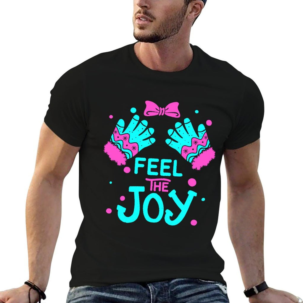 Feel The Joy - Womens Version! Christmas  Oversized Silhouette T-Shirt