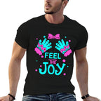 Feel The Joy - Womens Version! Christmas  Oversized Silhouette T-Shirt