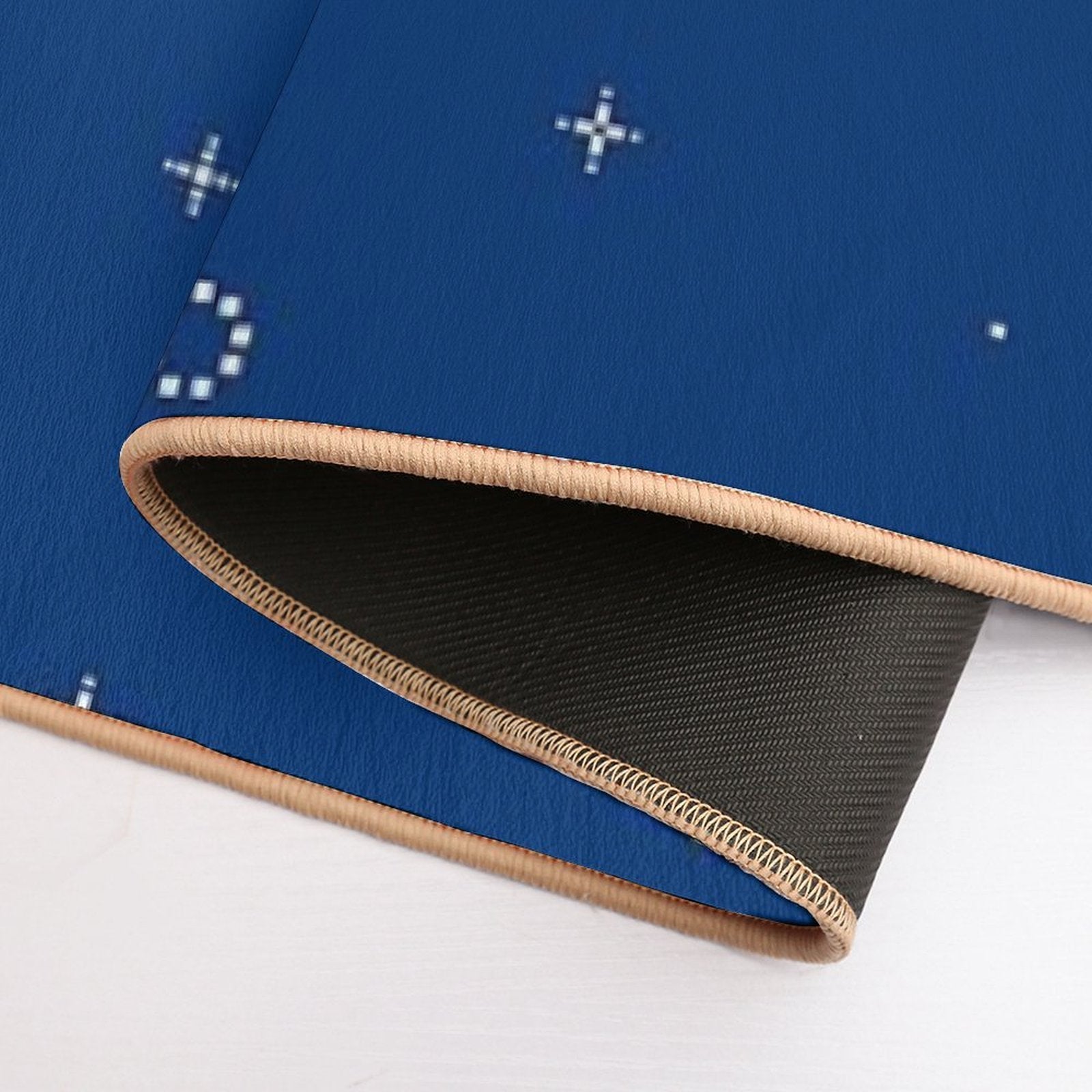 Pixel Art Rainbow Space Core  Odorless Bath Mat