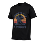 Vintage I Should Have Been A Cowboy Hat Western Life Country  Wrinkle-resistant T-Shirt