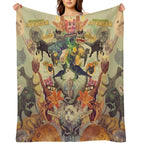 Meowosaurus Lightweight Throw Blanket