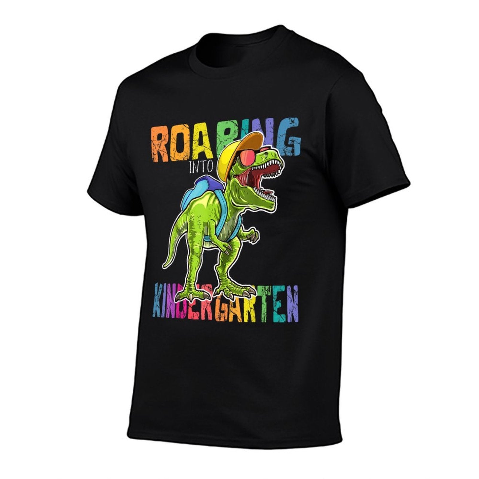 Roaring Kindergarten Dinosaur T Rex Back to School Boys Gift  Trendy Pattern T-Shirt