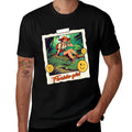 Girl Riding Alligator  Weird Funny Florida Crocodile Meme  Moisture-wicking T-Shirt