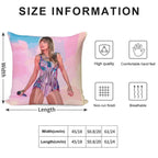 Taylor Swift Lover - Poly Portrait Soft Shrink-Resistant Throw Pillow