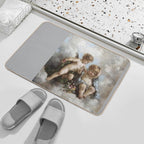 Cherub Renaissance Art Aesthetic UPDATED  Eco-Friendly Bath Mat