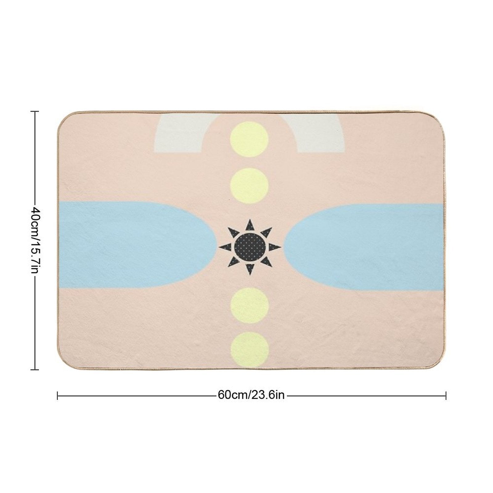 CHIC DUNE CREATION  Slip-Resistant Bath Mat