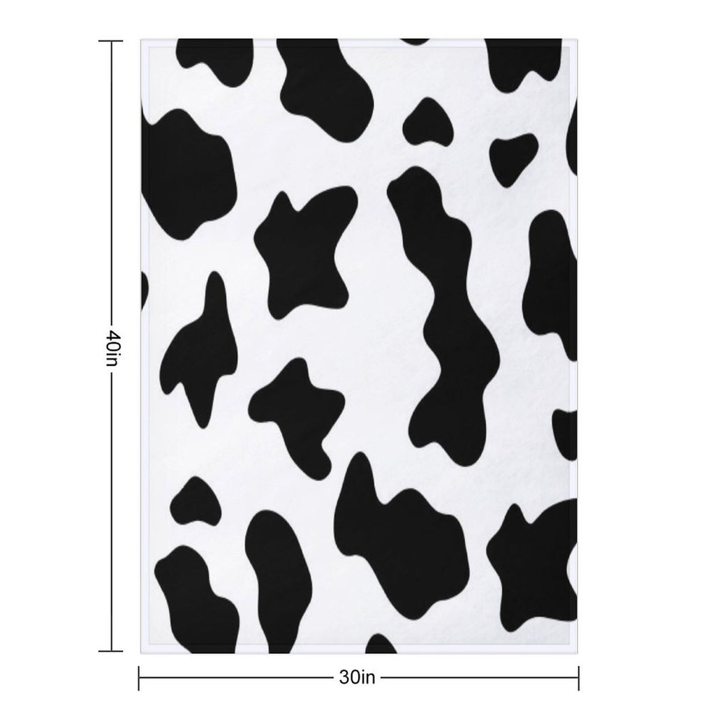 Cow Halloween Costume Multi-functional Throw Blanket