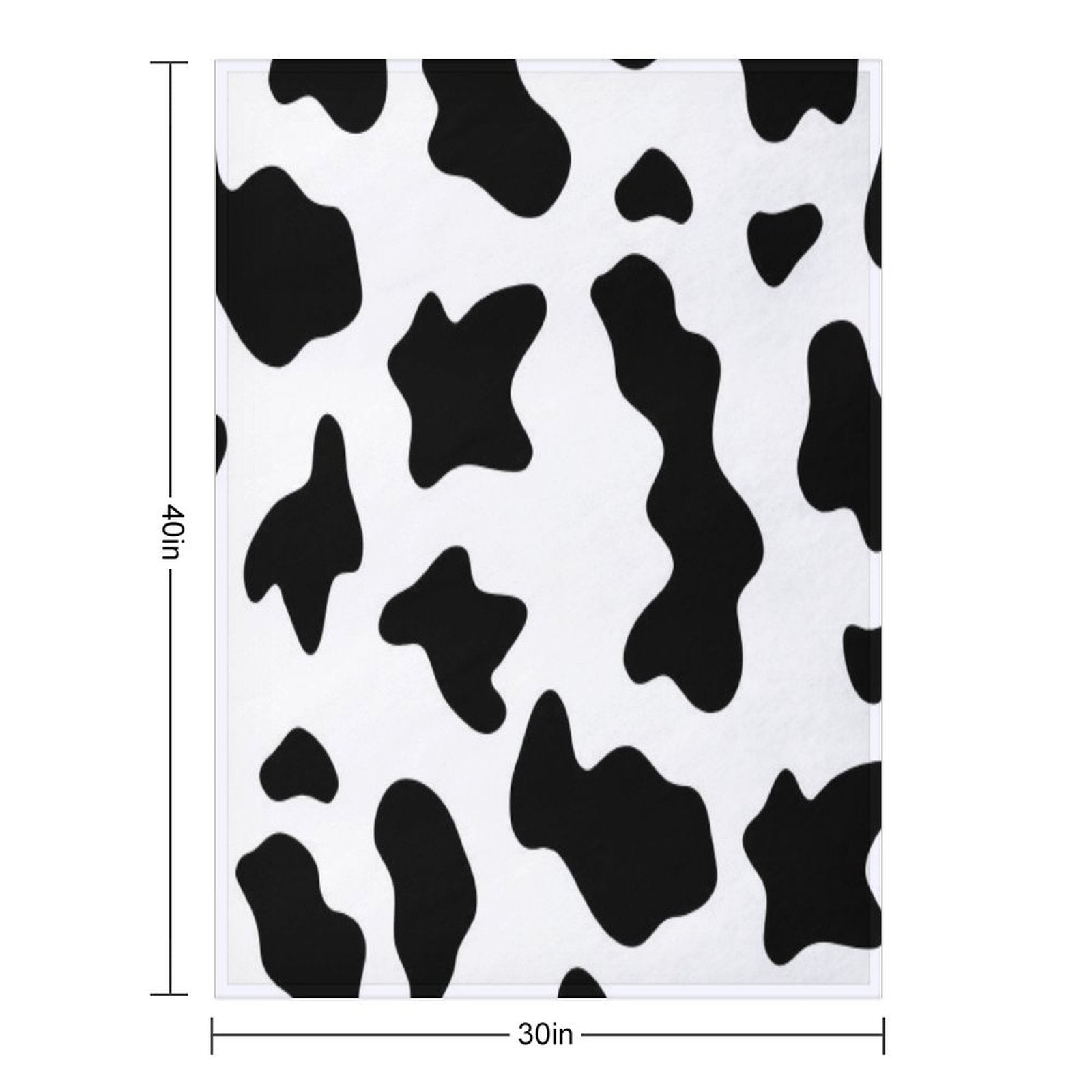 Cow Halloween Costume Multi-functional Throw Blanket