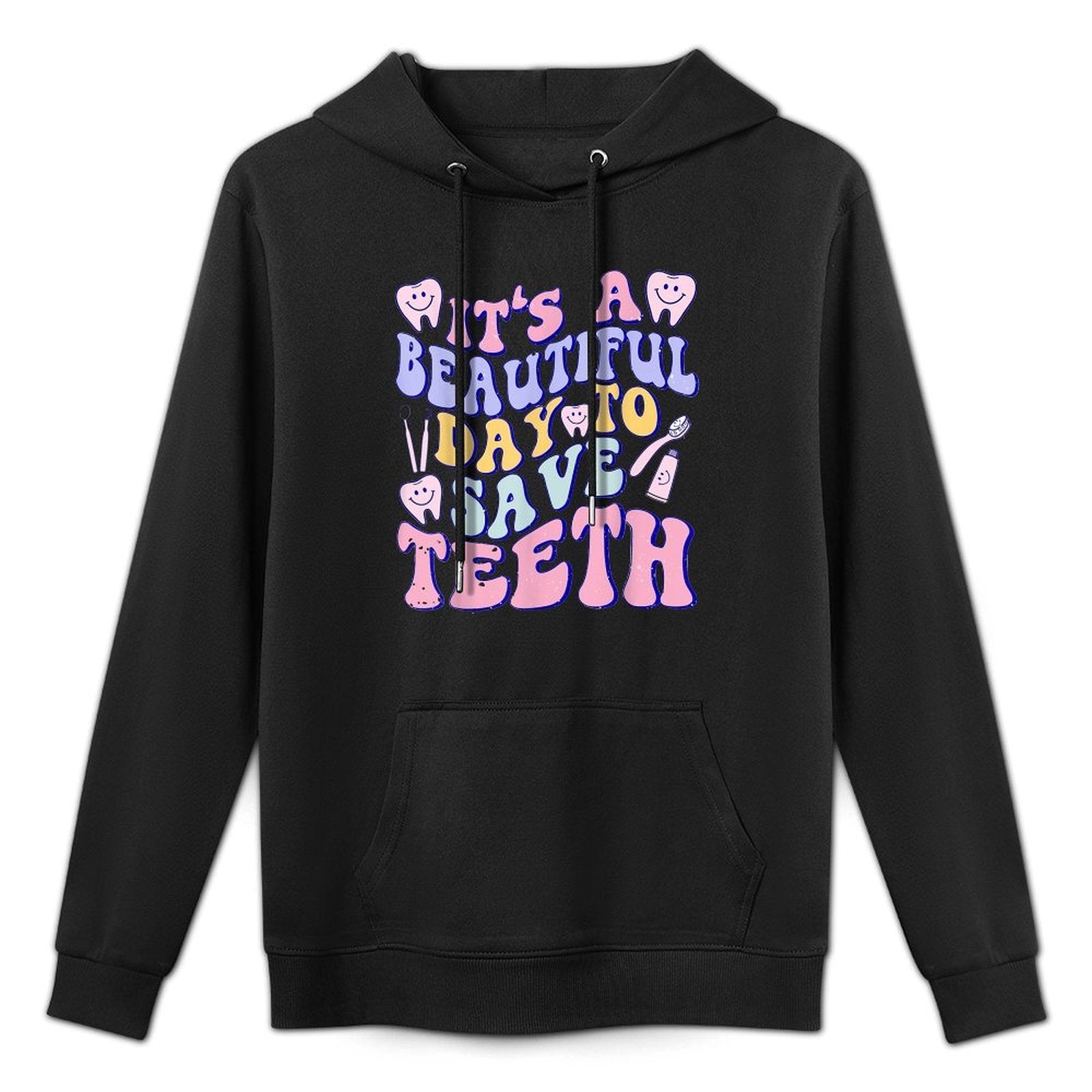 Retro Its A Beautiful Day to Saveth Dental Dentist Unisex Design Hoodie