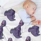 Baby Littlefoot Land Before Time Travel-friendly Throw Blanket
