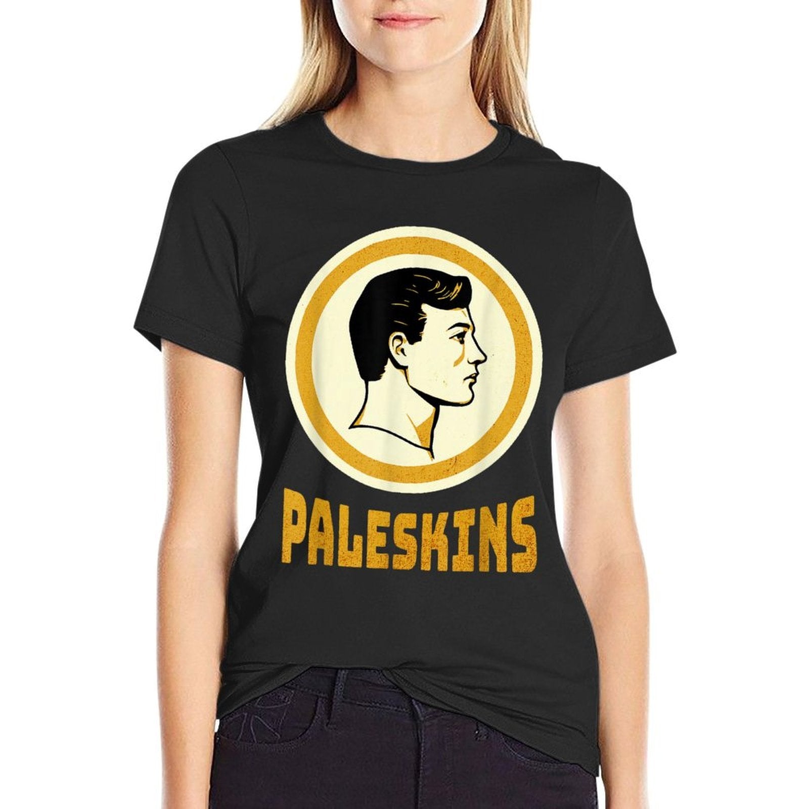 Funny Paleskins Funny Vintage Caucasian Pride Comfortable T-Shirt