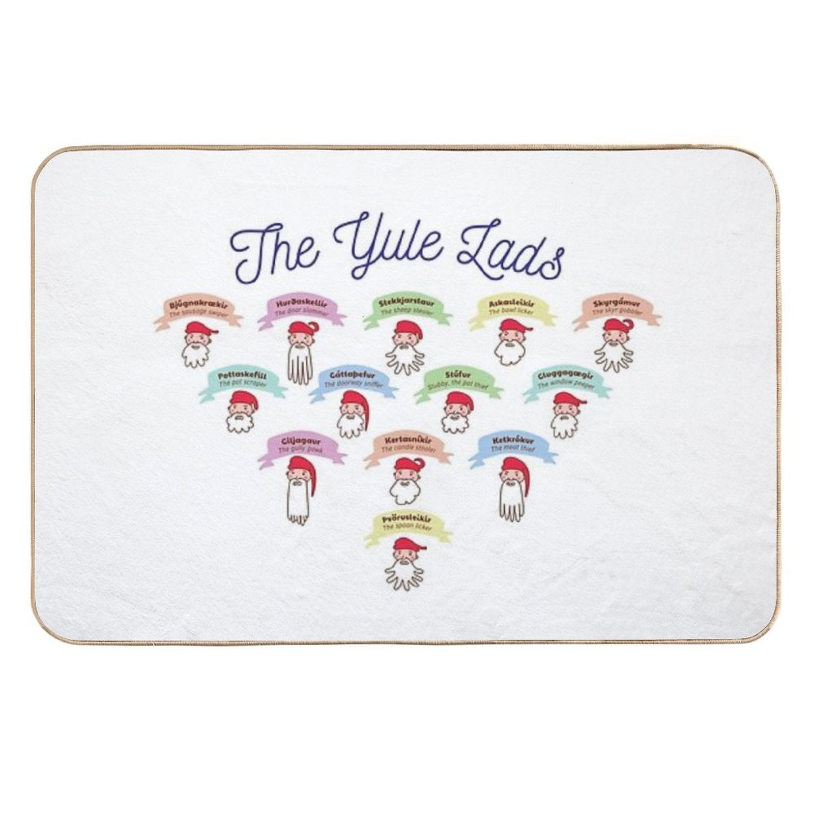 The Yule Lads  Pet-Safe Bath Mat