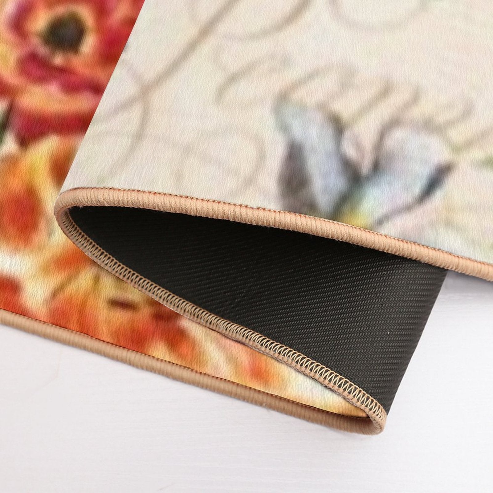 Flower Summer  Absorbent Bath Mat